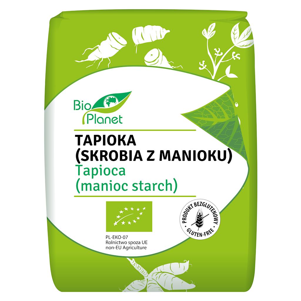 Tapioka (skrobia z manioku) bezglutenowa bio 800 g