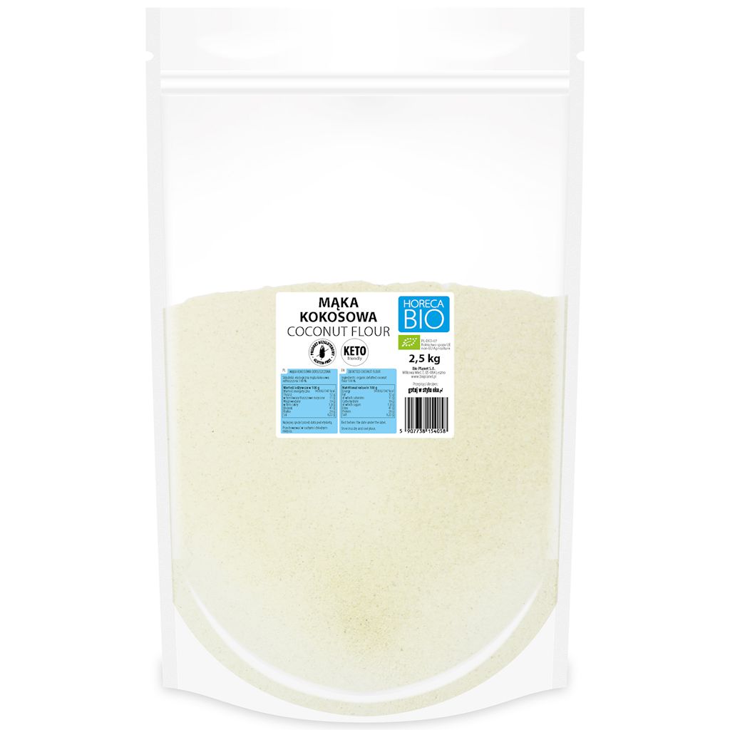 Mąka kokosowa bezglutenowa bio 2,5 kg