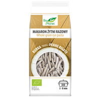 MAKARON (ŻYTNI RAZOWY) RURKA BIO 400 g - BIO PLANET