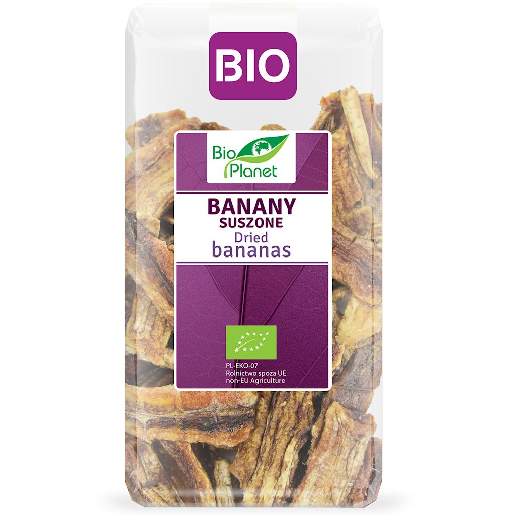 Banany suszone bio 400 g