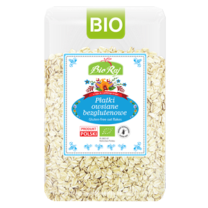 PŁATKI OWSIANE BEZGLUTENOWE BIO (POLSKA) 1 kg - BIO RAJ