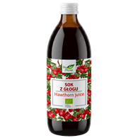 SOK Z GŁOGU BIO 500 ml - BIO PLANET