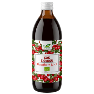 SOK Z GŁOGU BIO 500 ml - BIO PLANET