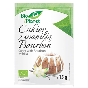 CUKIER Z WANILIĄ BOURBON BIO 15 g - BIO PLANET