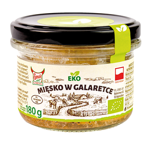 MIĘSKO W GALARETCE BIO 180 g - SMAK EKO