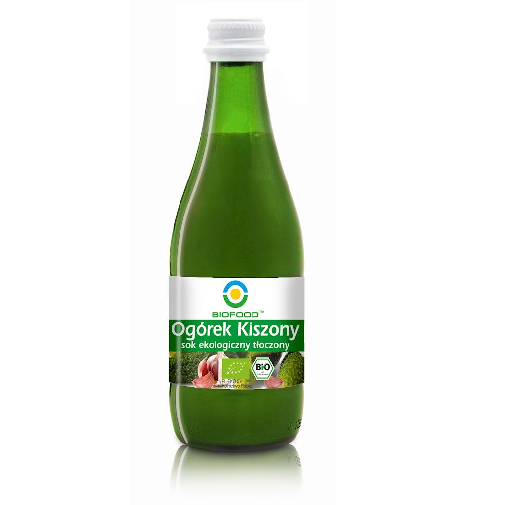 Sok z ogórka kiszonego nfc bezglutenowy bio 300 ml