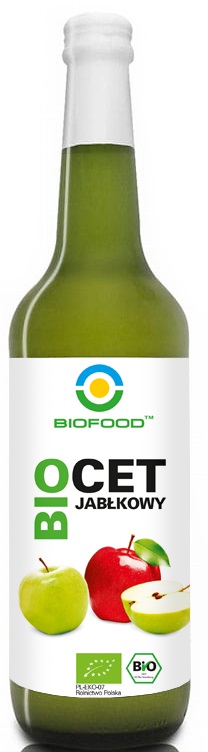 Ocet jabłkowy 5 % niefiltrowany bio 700 ml
