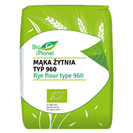 MĄKA ŻYTNIA TYP 960 BIO 1 kg - BIO PLANET
