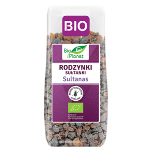 RODZYNKI SUŁTANKI BEZGLUTENOWE BIO 200 g - BIO PLANET