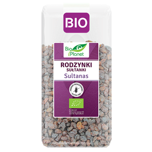 RODZYNKI SUŁTANKI BEZGLUTENOWE BIO 400 g - BIO PLANET