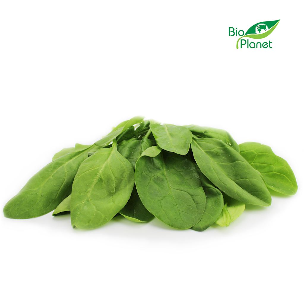 Szpinak świeży niemyty bio (polska) (około 0,10 kg)