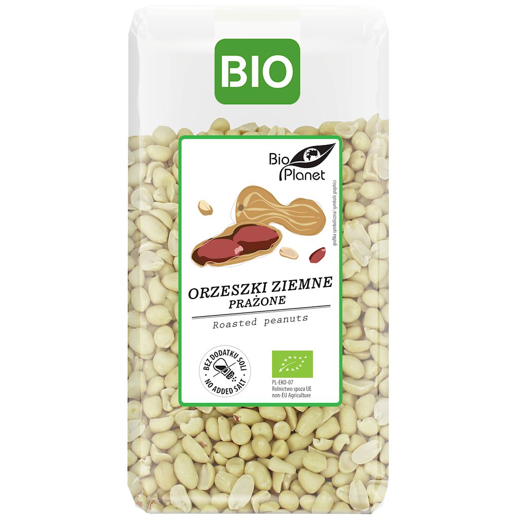 Orzeszki ziemne prażone bez soli bio 350 g