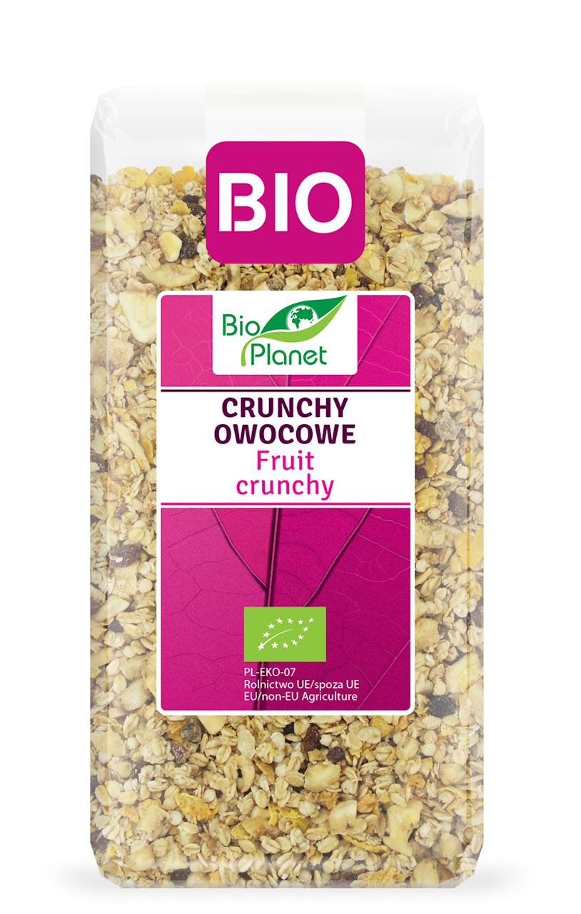 Crunchy owocowe bio 250 g