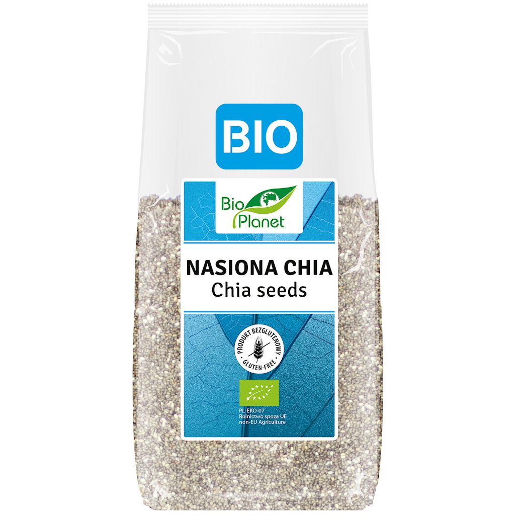 Chia nasiona bezglutenowe bio 200 g