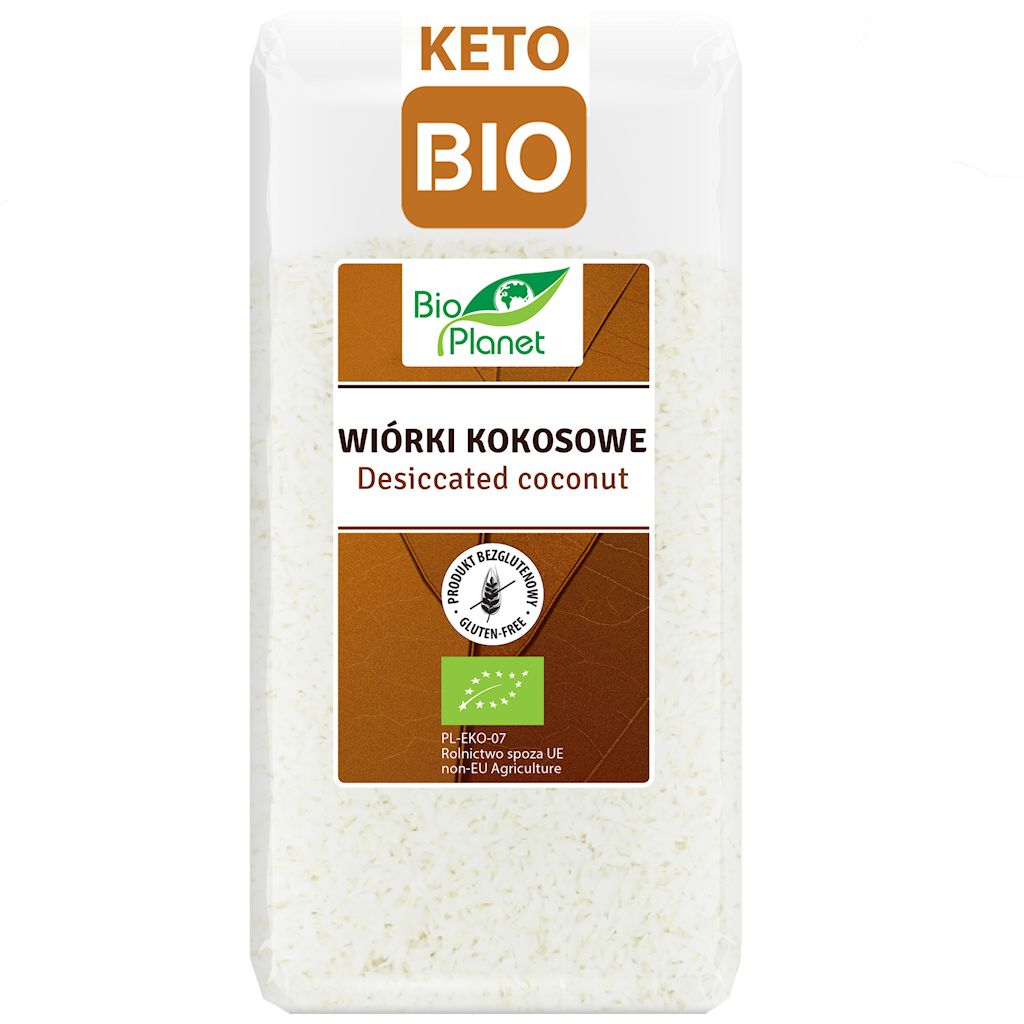 Wiórki kokosowe bezglutenowe bio 200 g