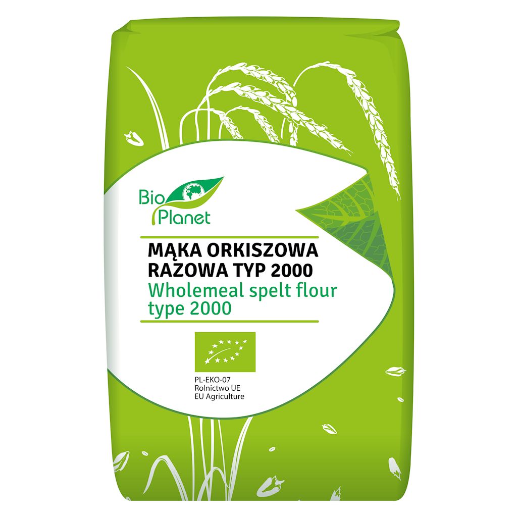 Mąka orkiszowa razowa typ 2000 bio 500 g
