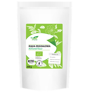MĄKA MIGDAŁOWA BEZGLUTENOWA BIO 250 g - BIO PLANET
