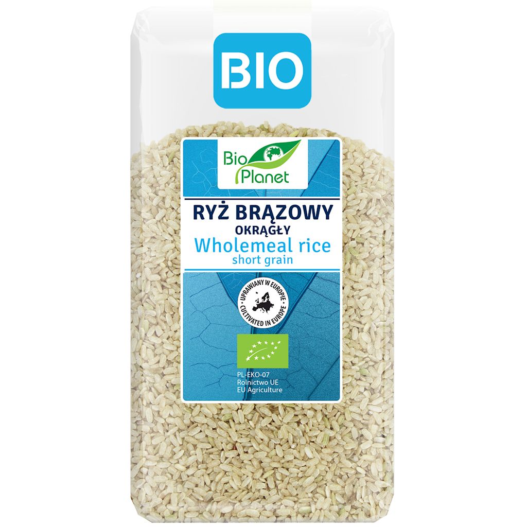 Ryż brązowy okrągły bio 500 g