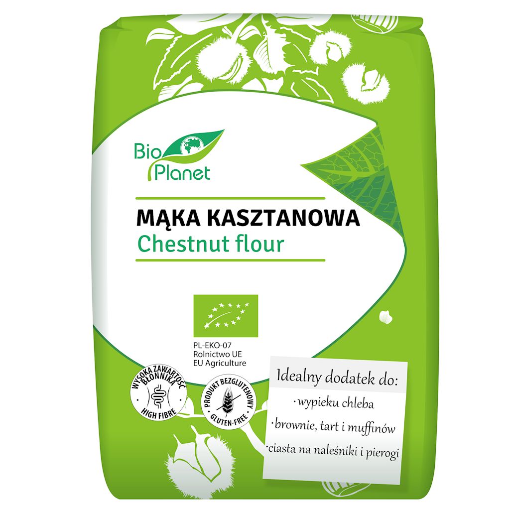 Mąka kasztanowa bezglutenowa bio 250 g
