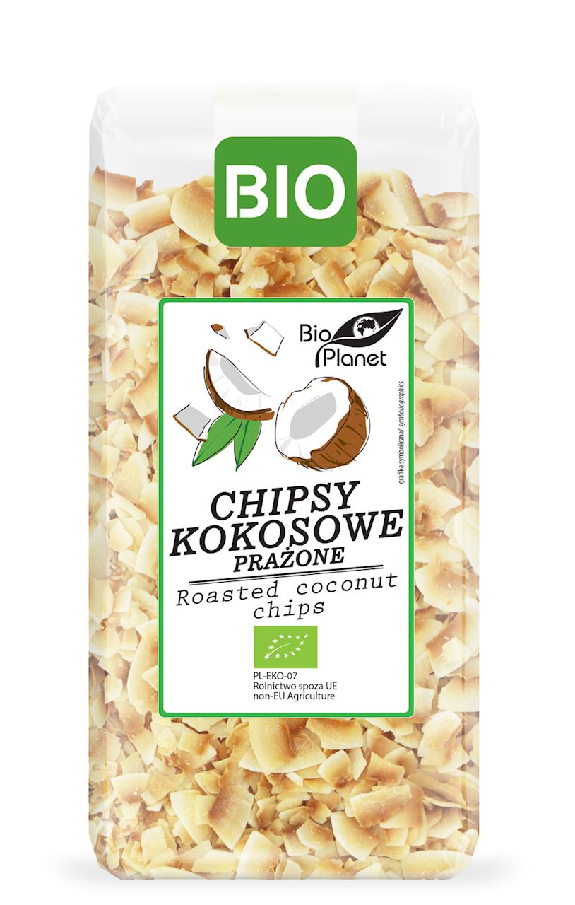 Chipsy kokosowe prażone bio 150 g