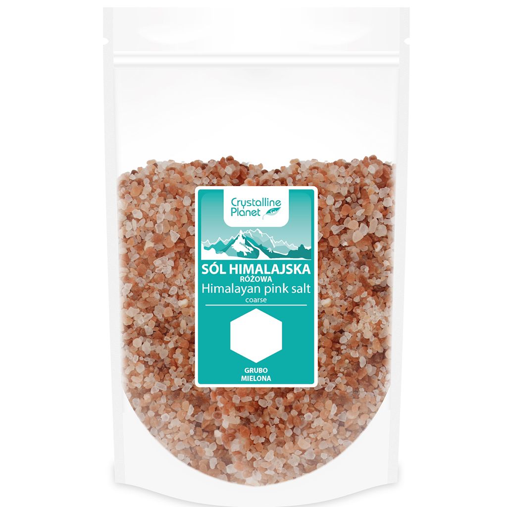 Sól himalajska różowa grubo mielona 1 kg