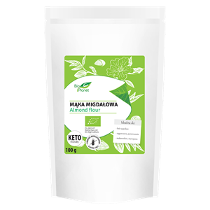 MĄKA MIGDAŁOWA BEZGLUTENOWA BIO 100 g - BIO PLANET