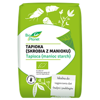 TAPIOKA (SKROBIA Z MANIOKU) BEZGLUTENOWA BIO 400 g - BIO PLANET