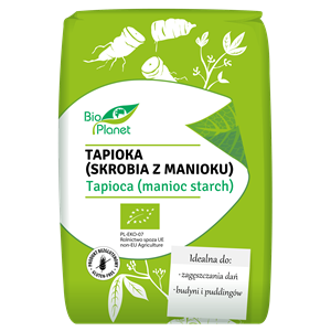 TAPIOKA (SKROBIA Z MANIOKU) BEZGLUTENOWA BIO 400 g - BIO PLANET