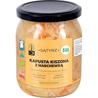 KAPUSTA KISZONA Z MARCHEWKĄ BIO 450 g  - SĄTYRZ