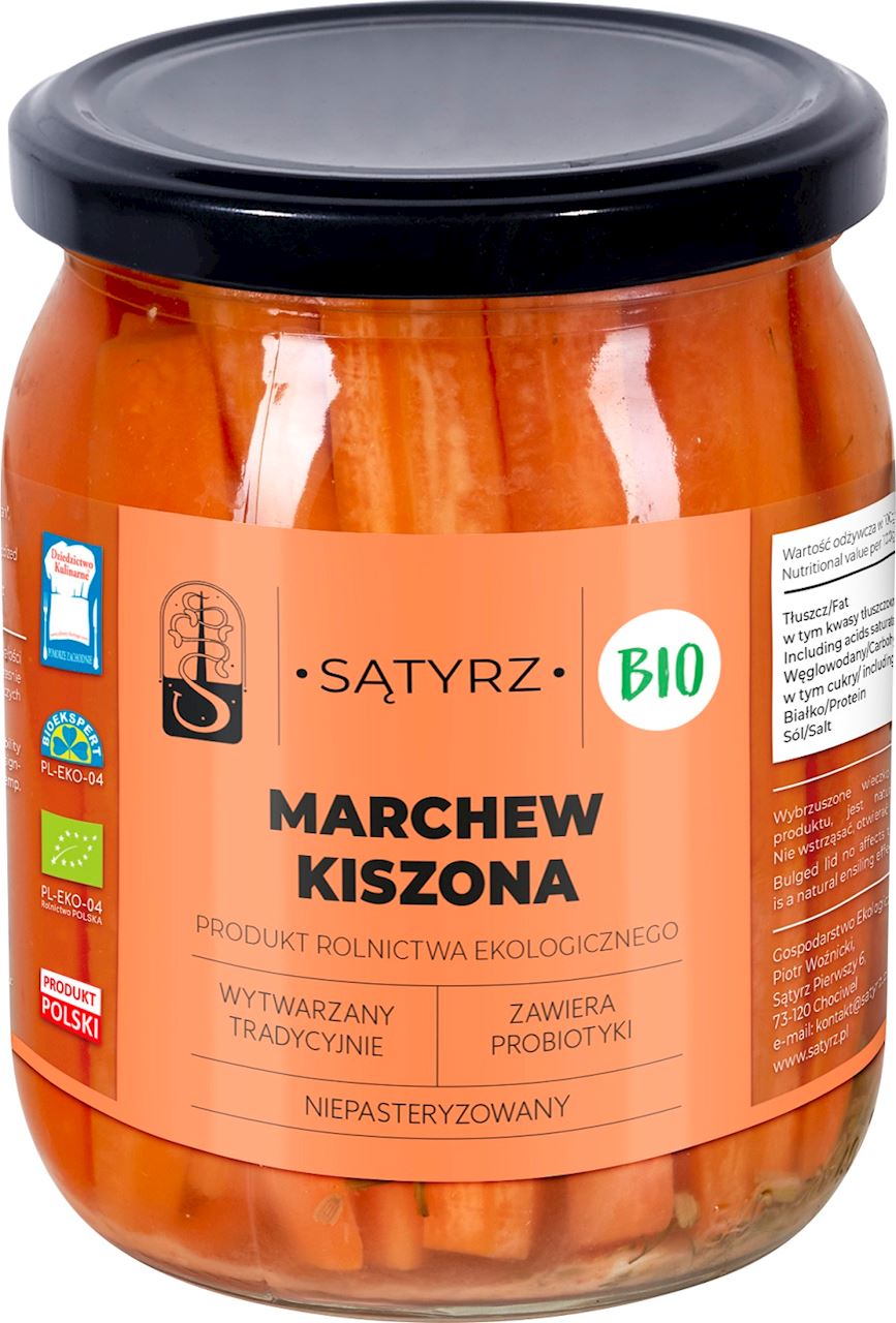 Marchew kiszona bio 500 g (280 g)