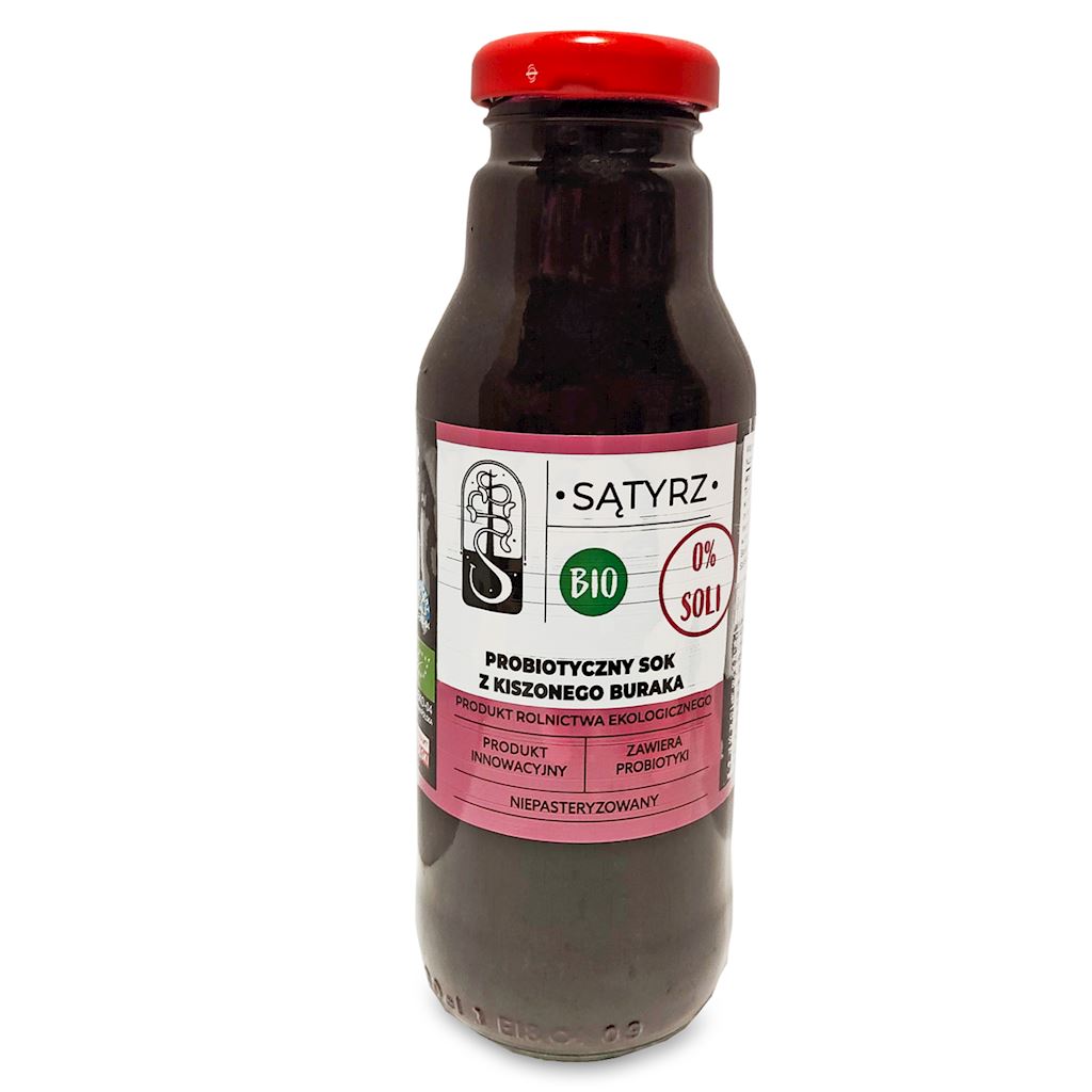 Probiotyczny sok z kiszonego buraka bez soli bio 300 ml