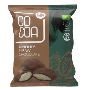 MIGDAŁY W CZEKOLADZIE SUROWEJ BIO 70 g - COCOA