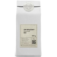 LEN BRĄZOWY (SIEMIĘ LNIANE) BIO 400 g - THE PLANET