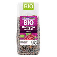 RODZYNKI SUŁTANKI BEZGLUTENOWE BIO 200 g - NATURAVENA