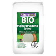 MĄKA GRYCZANA JASNA BEZGLUTENOWA BIO 500 g - NATURAVENA