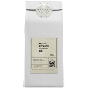 PŁATKI OWSIANE BEZGLUTENOWE BIO 600 g - THE PLANET