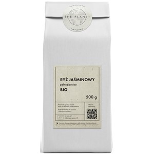 RYŻ JAŚMINOWY PEŁNOZIARNISTY BIO 500 g - THE PLANET