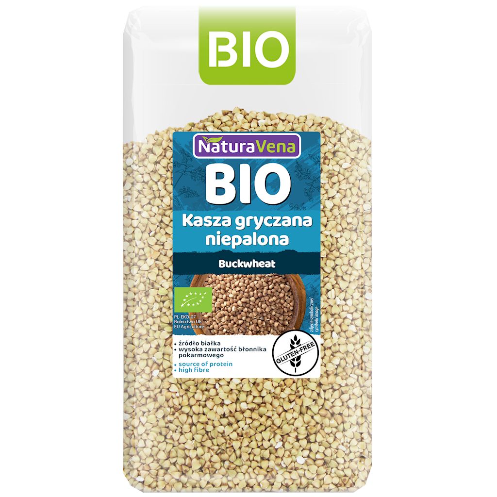 Kasza gryczana niepalona bezglutenowa bio 500 g