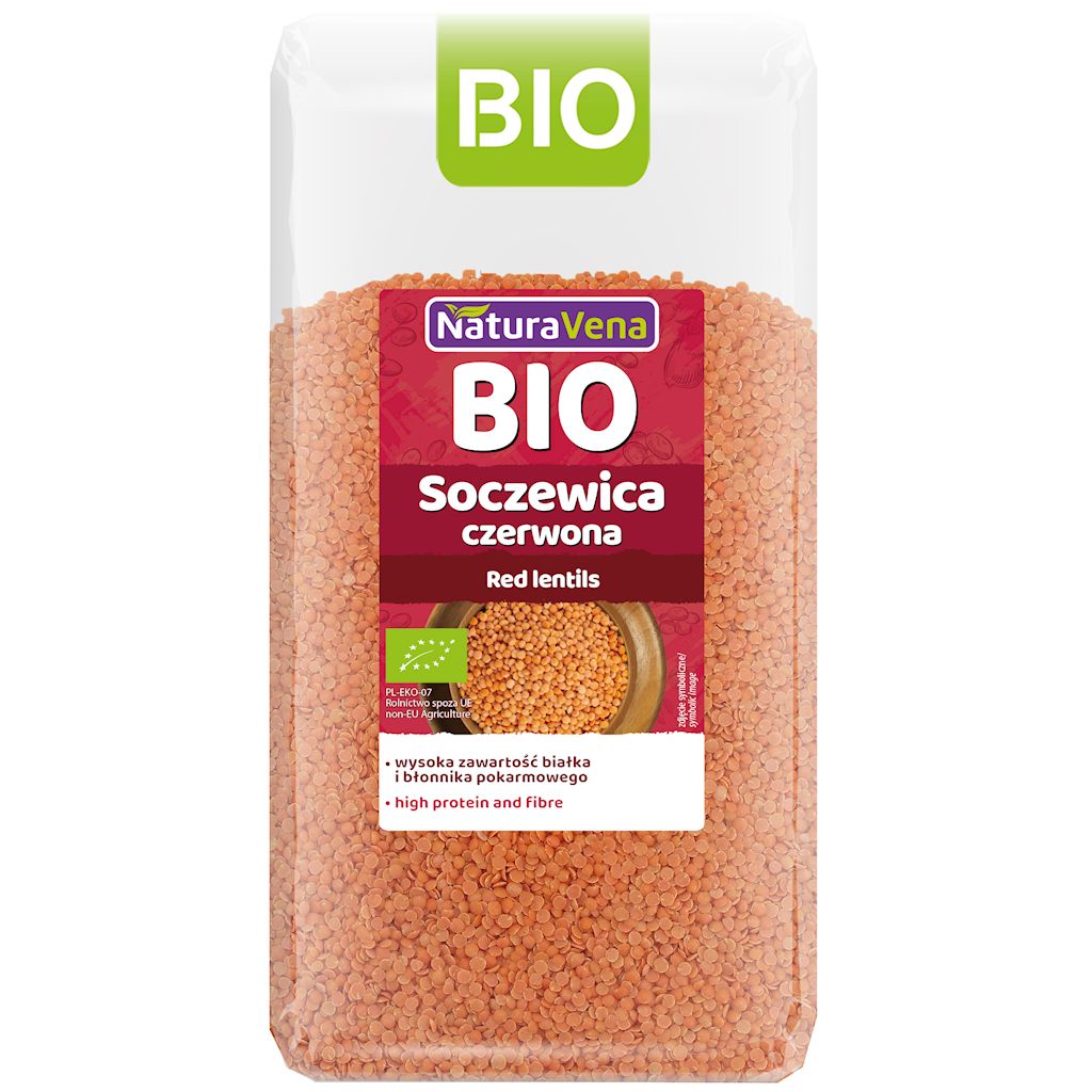 Soczewica czerwona bio 400 g