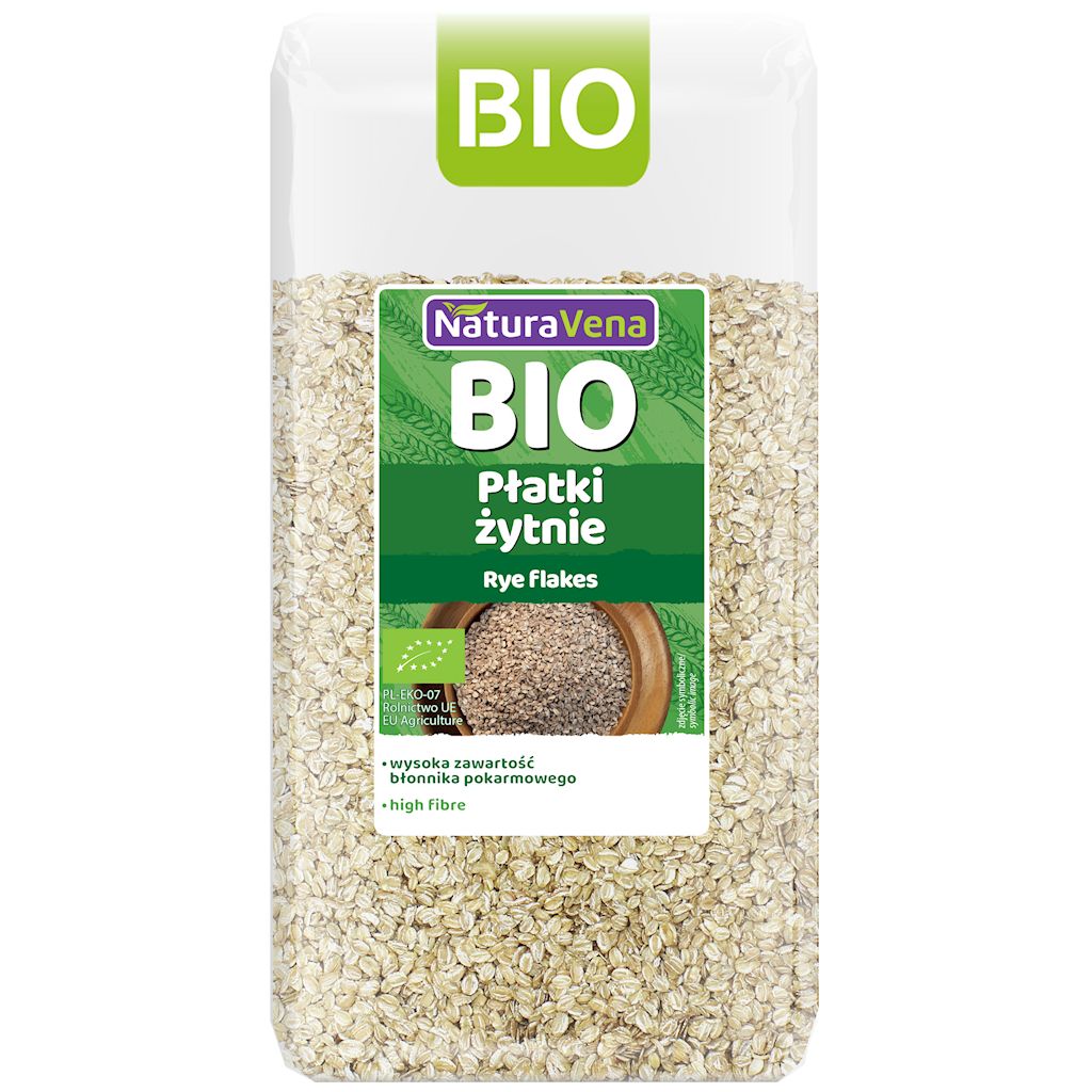 Płatki żytnie bio 300 g