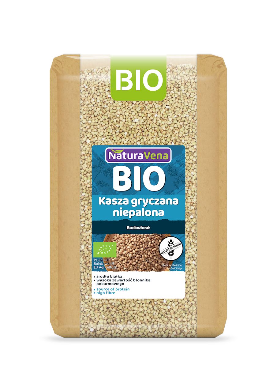 Kasza gryczana niepalona bezglutenowa bio 1 kg