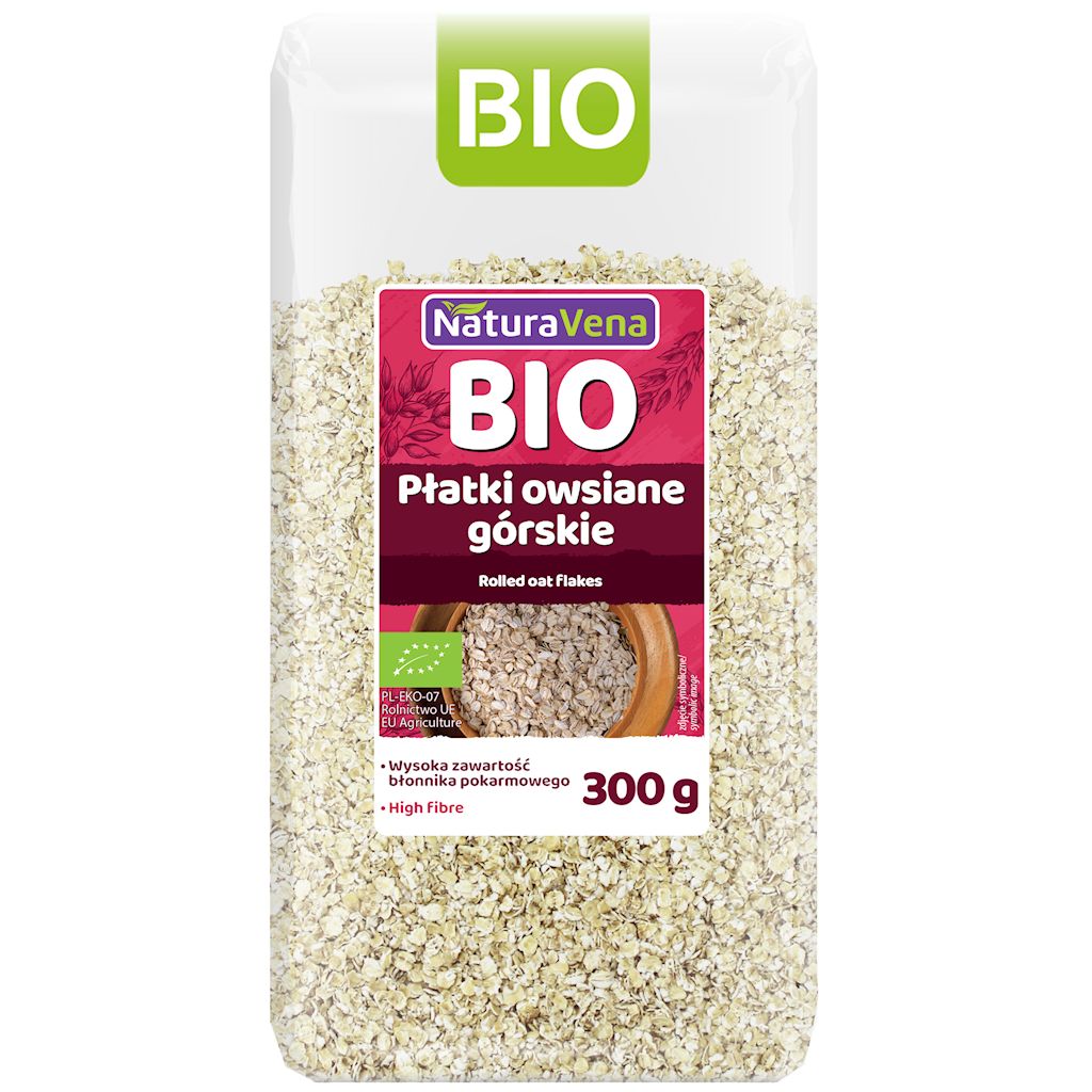 Płatki owsiane górskie bio 300 g