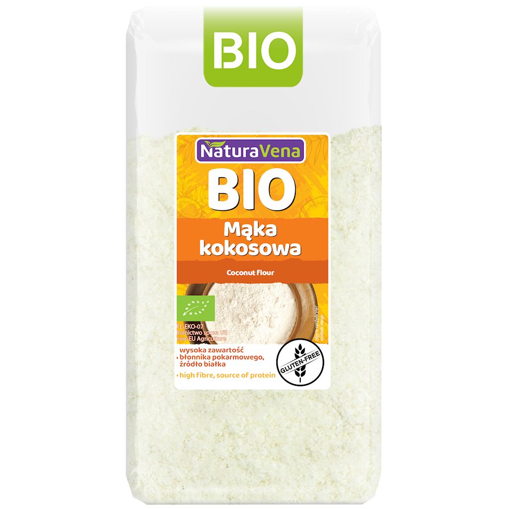 Mąka kokosowa bezglutenowa bio 500 g