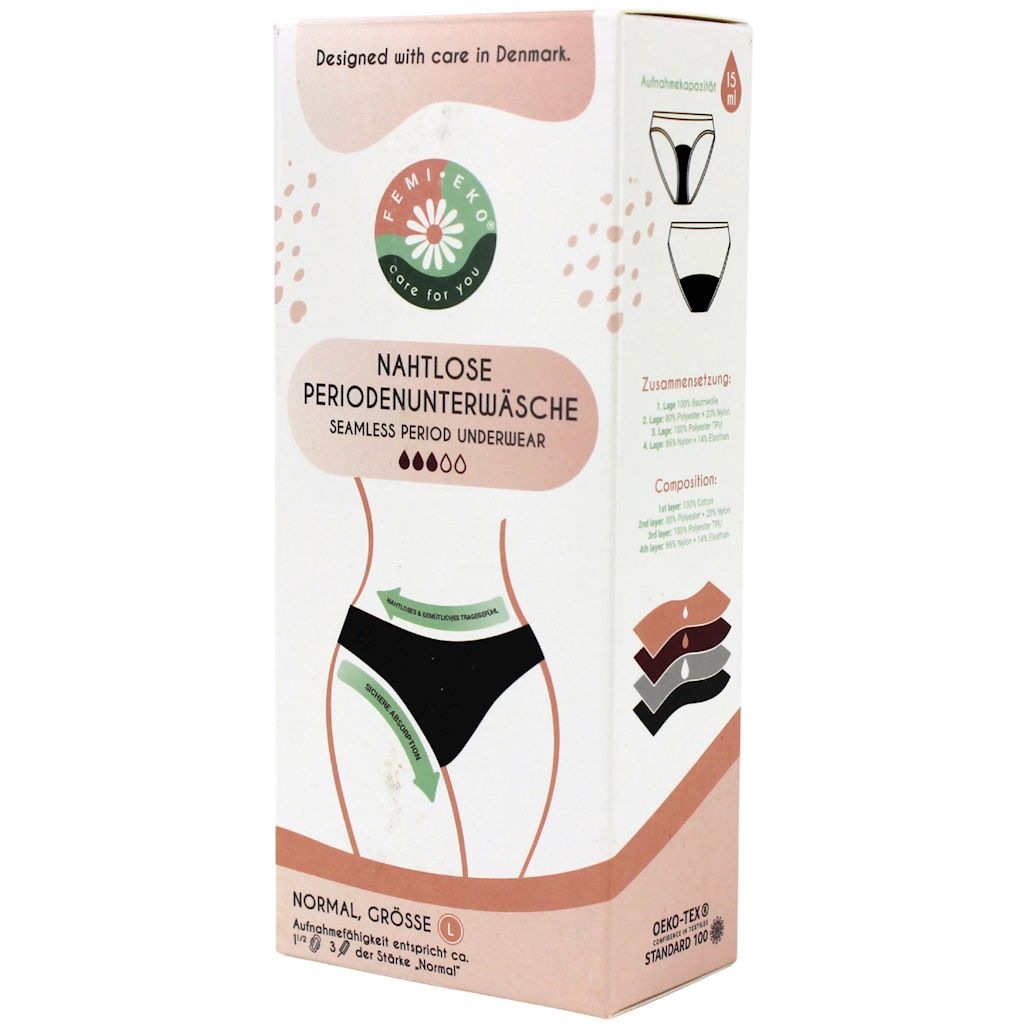 Majtki menstruacyjne bezszwowe rozmiar l