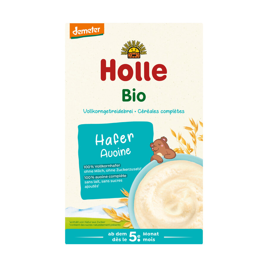 Kaszka owsiana pełnoziarnista bez dodatku cukrów od 5 miesiąca demeter bio 250 g
