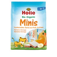 BATONY MINI BANAN - POMARAŃCZA OD 12 MIESIĄCA BIO (8 x 12,5 g) 100 g - HOLLE