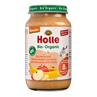 MUSLI BIRCHERA Z OWOCAMI BEZ DODATKU CUKRÓW OD 8 MIESIĄCA DEMETER BIO 220 g (SŁOIK) - HOLLE
