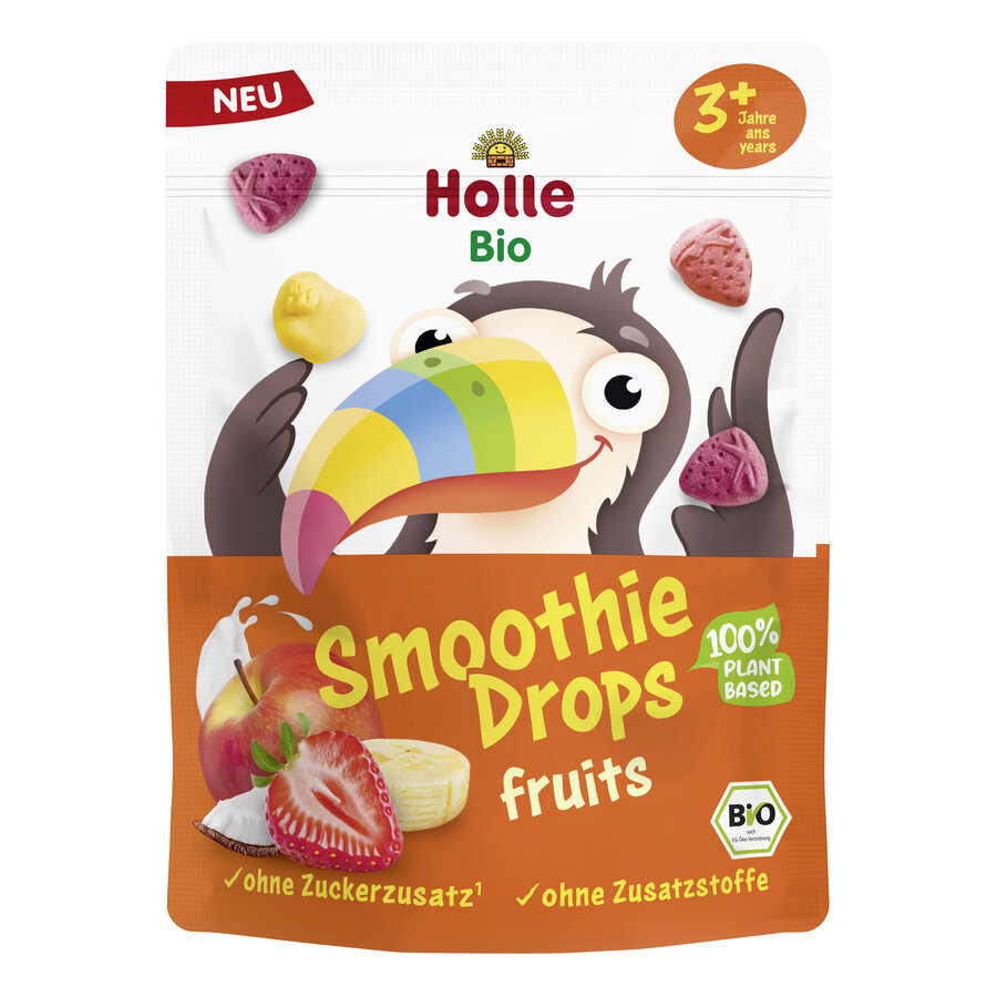 Chrupki owocowe liofilizowane do smoothie bez dodatku cukrów od 3 roku bio 15 g