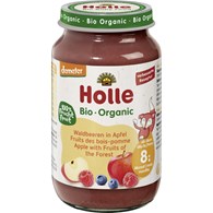 JABŁKO - OWOCE LEŚNE BEZ DODATKU CUKRÓW OD 8 MIESIĄCA DEMETER BIO 220 g (SŁOIK) - HOLLE