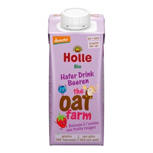 NAPÓJ OWSIANY TRUSKAWKA - JAGODA - BANAN BEZ DODATKU CUKRÓW BEZGLUTENOWY OD 1 ROKU DEMETER BIO 200 ml - HOLLE